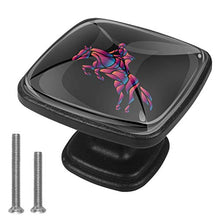 gara di sport equestri Pomelli per Porta Set di 4 Pomelli per Mobili Manopole per Cassetti Cucina Armadio Vetro