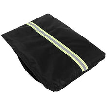 eecoo Copritavolo Nero Rotondo da Giardino in Nylon Riflettente per mobili in Oxford Coprivaso Antipolvere Copritavolo Rotondo
