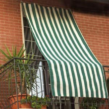 C Media Trade SL Tenda da Sole 168103 con Anelli rinforzati Resistente alle intemperie 145x250 cm (Verde)