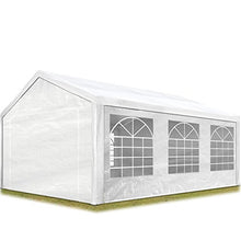 TOOLPORT Tendone per Feste Gazebo 3x6 m Bianco PE ca. 180 g/m² Impermeabile Protezione UV Tenda Giardino Sagre Eventi Mercati Esterno