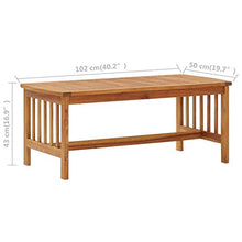 Tidyard 2 pz Set Divani da Giardino con Cuscini in Legno Massello di Acacia,Set Divano Esterno,Salotto da Giardino