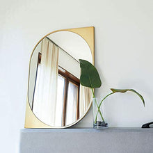 Bathroom mirror Specchio da Bagno Nordic Art Specchio da Bagno a Parete Specchio a Forma di casa Specchio per Il Trucco Specchio da Bagno Specchio da Bagno