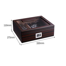 Umidificatori Humidor Humidor per Sigari Humidor Trasparente per Finestre Humidor Idratante A umidità Costante Humidor Trasparente per Tetto Apribile Humidor di Grande capacità