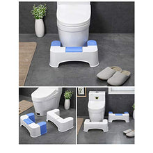 JSJE Sgabello da Toilette per accovacciamento Portatile, Toilette Sgabello a Pedale Sgabello Addensato Plastica Incinta Donne in Gravidanza Toilet Foot Step, Sgabello per