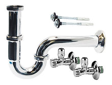 Sanitop-Wingenroth Installations Set per lavabo, montaggio, 1 pezzi, cromato, 22300 3