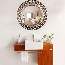 XLY Specchio d'ingresso Arazzo Europea Specchio Grande Specchio Rotondo Specchio Bagno Rotondo igienici Specchio Specchio da Toilette Specchio da Toilette