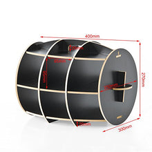 SoBuy®DIY Scaffale portabottiglie, Cantinetta portabottiglie da Vino, Vino Rack, Nero, FRG67-SCH,IT