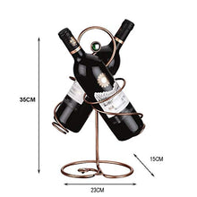 LDM Ornamenti per la casa dell'armadietto del Vino del Soggiorno dello scaffale del Vino dell'Acciaio Inossidabile, 35 * 23 * 15 cm