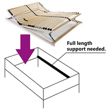 vidaXL Legno Faggio Rete Doghe 7 Zone con 28 Doghe 140x200 cm Telaio Giroletto