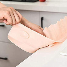 xmwm - Paralume a ventosa, per lavabo, per lavabo, lavabo, cucina, paraspruzzi, colore: rosa