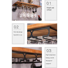 Portabicchieri da Vino Portabottiglie da Parete Portabicchieri da Vino Portabicchieri da Appendere Portabicchieri in Ferro Dorato Design Moderno Bar Cucina Mensola in Vetro Nero