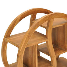 Tidyard Armadietto Armadio Design Retro con Mensola e Cassetti Yin Yang in Legno di Teak 68x26x83 cm/100x26x112 cm,Mobile Mobiletto Soggiorno Retro con Mensola e Cassetti in Legno