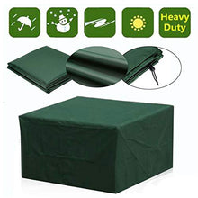 Apofly Giardino di Copertura Mobilia Esterna di Copertura Mobili Rettangolare Heavy Duty Protettivo Tessuto di Oxford Green Patio Tavolo Coperture Impermeabili Pioggia Neve Antivento per Outdoor