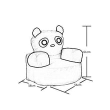 JIE KE Poltrona Slouch Chair - Divano Pigro Fun Panda Child Seat Indoor/Outdoor Comodo Divano