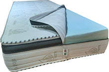 SARDAMATERASSI Letto singolo senza contenitore in similpelle bianco, elegante + rete a doghe in legno di faggio + materasso memory 22 cm sfoderabile + guanciale in fibra 3D