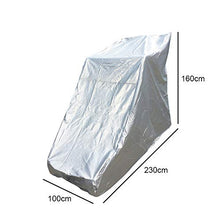 LDIW Copertura per Tapis Roulant, Film in Alluminio Coperchio Tapis Roulant per Uso Interno o Esterno Protezione Solare Antipolvere Impermeabile,Icesilver,230x100x160cm