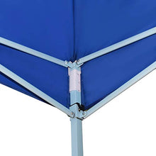 vidaXL Gazebo Pieghevole Pop-Up Blu Tendone Padiglione Chiosco Bersò Pergola