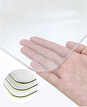 EUUHJK Proteggi scrivania in policarbonato con Retro Antiscivolo, Rettangolare, Trasparente (Color : Matte-1.5mm, Size : 45 * 90cm)