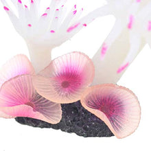 Fgyhty Acquario Fish Tank Silicone Corallo Anemone impianto di Decorazione Design Calcestruzzo Simulazione di Base Piante Ornamenti