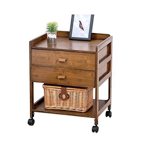 Comodini Decorazione Legno Tabella delle Famiglie Camera Addensare Assemblea Locker da Terra Corridoio Studio Soggiorno Storage Box Multifunzione a Colori Noce MUMUJIN (Color : B)