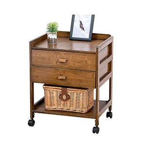 Comodini Decorazione Legno Tabella delle Famiglie Camera Addensare Assemblea Locker da Terra Corridoio Studio Soggiorno Storage Box Multifunzione a Colori Noce MUMUJIN (Color : B)