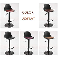 Poltrone Nubao Rotazione di 360 Gradi sgabelli da Bar con Il poggiapiedi, Regolabile Swivel Bar Sgabelli Colazione Bar Sgabello da Cucina, poggiapiedi (Colore: Rosso) (Color : Red*2)