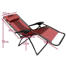 JFFFFWI Sedie Pieghevoli a gravità Zero Lettini Prendisole per Esterni Reclinabile per Spiaggia Patio Giardino Campeggio Salotto all'aperto Ufficio Sedia da Spiaggia Salotto Sedia per Donna Incinta