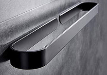 YunNasi Portasciugamani senza foratura per WC e bagno, 30 cm/40 cm/50 cm (30 cm, nero)