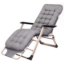 SHUAIIJUAN Sedia per il tempo libero domestico Folding Prato Lounge sedie a sdraio da giardino Sedie Sdraio reclinabili for le gambe Giardino Patio Camping Piazza acciaio con cuscino 200KG Capacità -
