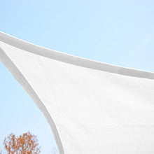 Tenda da Sole Quadrata - 3,6 x 3,6 m - da Esterno - con Protezione dai Raggi UV - Bianco