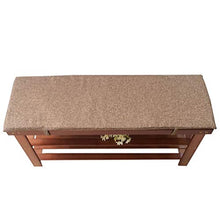 DDLIUKANG Cuscino per Panca da Esterno,Morbido Cuscino da Giardino,Cuscino Lussuoso per panchina da Giardino Cuscino per Panca da Giardino per Esterno-Blu Chiaro 120×35×2cm(47×14×0.8in)