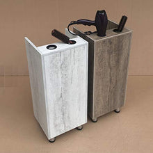 Zzmop Armadio da Barbiere Prodotti per Capelli Vetrina, Armadietto in Legno retrò, con 2 cassetti, Mobile Verticale (Dimensioni: 38 * 28 * 80 cm)