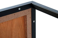 Sommer International GmbH - Panchina con telaio in metallo, 74 x 74 cm, colore: Antracite