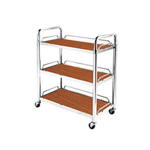 Jia He Carrello Carrello portautensili - Carrello portavivande per Auto da Dessert a 3 Strati Carrello portautensili Portatile a Quattro Ruote (Dimensioni : 70x35.5x81cm)