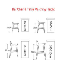 LKLXJ Sgabelli da Bar Sedie-Sgabello in Metallo 60/70cm Sedia Bar Cucina,con Poggiapiedi,Altezza del Bancone, Struttura Reticolare per Interni E Esterni in Ecopelle Sgabello Industriale 1 Pezzo Nero