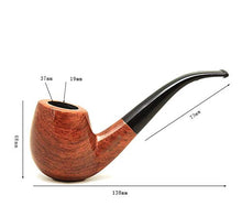 Set di pipe per tabacco, staccabile in legno curvato, con accessori per pipe, A1,13,8cm
