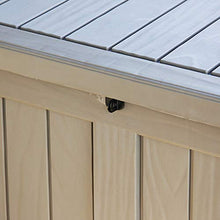 XLLLL Cassapanca da Esterno Contenitore Impilabile in Plastica Capannone Giardino Deposito Banco Impermeabile Cuscino Ideale per Terrazza Patio Scatola