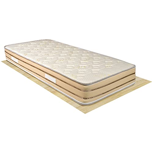 Materasso singolo a molle in acciaio temperato 80x190 CORFÙ altezza 23cm, con supporto perimetrale rinforzato, materasso rigido anche per pesi importanti