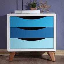 DGHJK Mobili per la casa, Comodino Moderno Nordico con ripiano per Camera da Letto a 3 cassetti 48 x 40 x 50 cm