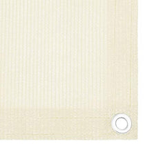 vidaXL Schermo Frangivista per Balcone Crema 90x400 cm in HDPE