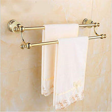 PYROJEWEL A Parete Rail Bagno cremagliera Bagno cremagliera Rack Appendiabiti Jade Rack d'oro in Acciaio Inossidabile Placcato Oro Rack Bar Marmo Hardware Pendant 60 * 25cm mensola da Bagno