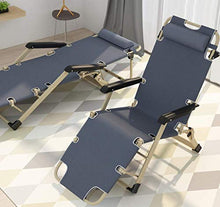 SHUAIIJUAN Sedia per il tempo libero domestico Sedia da giardino Zero Gravity reclinabile Sedile for relax reclinabili Sdraio Sedie esterna Patio Lounger rimovibili regolabile Poggiatesta - Grey