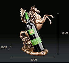 Semplicità Elegante Artigianato in Resina Decorazioni per la Casa Creative Ornamenti Soggiorno Armadietto Del Vino Portabottiglie Pegasus 30 * 21 * 36Cm Bello Ed Elegante, HJJ