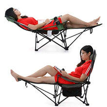 XUSHEN-HU Folding Pesca, Holder Sedia di Campeggio con Tazza e Carry Bag, Beach Garden Poltrona Letto, Giardino Sdraio Rocker, Leggero