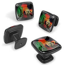 Jazz retrò 4 PCS Pomelli per Porta, Pomolo per Mobile, Pomelli per Mobili con Viti, Maniglia per Armadietto, Pomelli per Porta, Pomelli per Cassetti per Porta, Armadio, Cassetto e Credenza