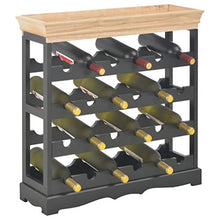 vidaXL Mobile Portavini Design Elegante Senza Tempo Spazioso Funzionale Resistente Solido Cantinetta Portabottiglie MobileBianco in MDF