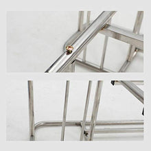 YIN YIN Carrello per Ripiani Rack - Consegna Car Hotel Restaurant Collection Articoli per la tavola Carrello in Acciaio Inox Carrello Multifunzione Carrello a rulli (Size : C)