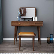 YaGFeng Comò Un Banco di Legno con Cassetto Specchio Comò 2 Suite Cosmetici Comò Gioielli Armadio Tavolo Comò (Color, Size : 95x42x75cm)