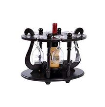 LXH-SH Cremagliera del Vino Bottiglia Nana Wine Glass Rack di stoccaggio, Calici Hanger Holder Bottiglia di Vino vetrina Stand 15.7 * 9.8 * 12.2in scaffali Vino contatore