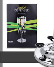 Toys4boys LED Dispenser Bevande Porta Bottiglie, Bar Butler, 4 Dispenser Verticale Alcolici, Bevande con Dosatori